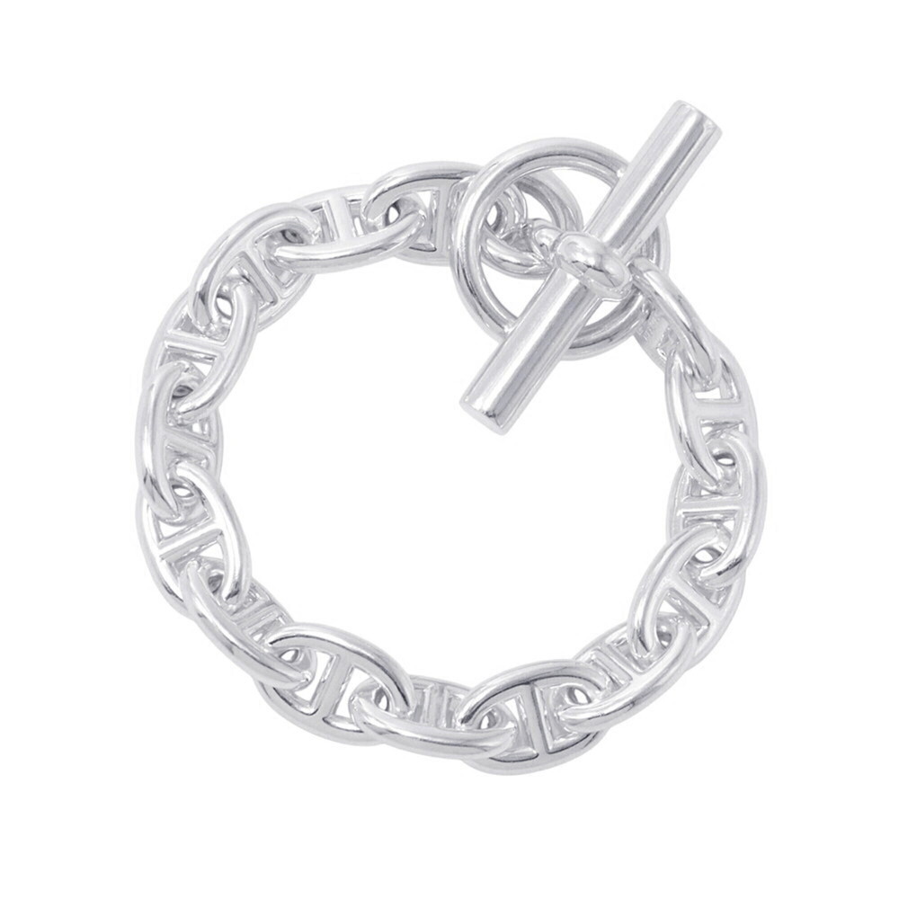HERMES Silver Charm Bracelet